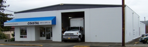 Our North Bend Oregon Store. We sell cleaning supplies and janitorial equipment. Our products
include: Paper Products, Mops & Equipment, Can Liners and Poly, Carpet Care, Odor Control, Brushes, Brooms, Squeegees,
Laundry, Aerosols, Food Service Items, Rubbermaid & Receptacles, Cleaners & Disinfectants, Packaging & Tape, Floor Care,
Hand Care, Hotel Supplies, Warewash and more! Sanitation is important. Behind the North Bend Library, by the Post Office.
Coast Paper.