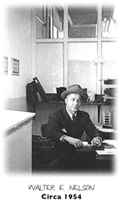 Founder of Walter E. Nelson, co. A legend in the Jansan business.
He brought janitorial supplies to customers in Oregon.